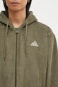 Κοτλέ φούτερ adidas Originals Cord Hoodie πράσινο JD5394