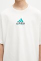 Bavlněné tričko adidas Originals EQT Gfx Tee 2 bílá JN4845
