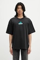 adidas Originals t-shirt in cotone EQT Gfx Tee 2 rilassato nero JN4848