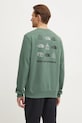 Odzież The North Face bluza bawełniana Outdoor Graphic NF0A8C21HCH1 zielony