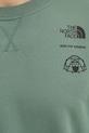 The North Face bluza bawełniana Outdoor Graphic NF0A8C21HCH1 zielony