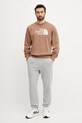 Суичър The North Face Drew Peak NF0A89EKAR41 кафяв SS25