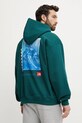 The North Face hanorac de bumbac Axys NF0A8C1Q6GI1 verde SS25