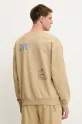 Odzież The North Face bluza bawełniana Mountain Cleanup NF0A8C2ULK51 zielony