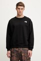 Îmbrăcăminte The North Face hanorac de bumbac Nuptse Oversized NF0A8C3UJK31 negru