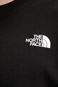 The North Face hanorac de bumbac Nuptse Oversized NF0A8C3UJK31 negru