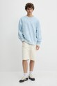 Hugo Blue felpa in cotone 50534266 blu SS25