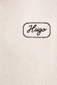 Памучен суичър Hugo Blue 50545939 бежов