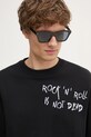 Бавовняна кофта ZADIG&VOLTAIRE чорний JMSS01255.11