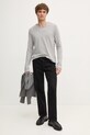Бавовняний лонгслів ZADIG&VOLTAIRE JMTN01630.30 сірий SS25