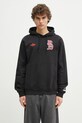 adidas Performance bluza FC Bayern Muenchen VRCT Hoodie nadruk czarny JM8646
