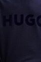 Βαμβακερή μπλούζα HUGO 50538778 σκούρο μπλε