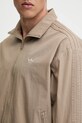 Бавовняна куртка adidas Originals Firebird Jacket KC0685 бежевий