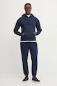 HUGO bluza bawełniana 50540921 granatowy AW25