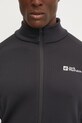 Sportovní mikina Jack Wolfskin Kolbenberg A63964 šedá