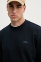 Bavlněná mikina BOSS Orange námořnická modř 50539809