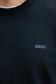Bavlněná mikina BOSS Orange 50539809 námořnická modř