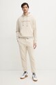 Bavlněná mikina Calvin Klein K10K114257 béžová SS25