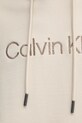 Bavlněná mikina Calvin Klein K10K114257 béžová
