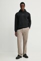 Хлопковая кофта Calvin Klein K10K114262 чёрный SS25