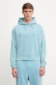 Calvin Klein Underwear bluza lounge z kapturem turkusowy LV00NM2894
