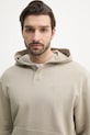 Βαμβακερή μπλούζα Calvin Klein Jeans μπεζ J30J327227