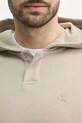 Βαμβακερή μπλούζα Calvin Klein Jeans J30J327227 μπεζ