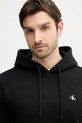 Bavlněná mikina Calvin Klein Jeans černá J30J327526