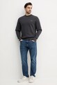 Calvin Klein Jeans bluza bawełniana J30J327530 szary SS25
