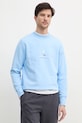 Calvin Klein Jeans bluza bawełniana niebieski J30J327470
