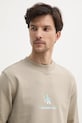 Бавовняна кофта Calvin Klein Jeans бежевий J30J327470
