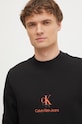 Calvin Klein Jeans hanorac de bumbac negru J30J327470