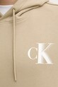 Calvin Klein Jeans hanorac de bumbac J30J327476 verde