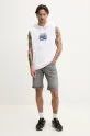 Karl Lagerfeld Jeans kamizelka bawełniana A2M20029 biały SS25