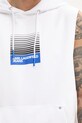 Karl Lagerfeld Jeans vestă din bumbac alb A2M20029