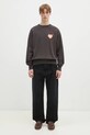 Human Made hanorac de bumbac TSURIAMI SWEATSHIRT HM29CS011 maro