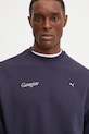Puma bluza bawełniana granatowy 629344