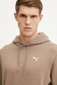 Puma hanorac de bumbac maro 629647
