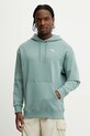 Puma hanorac de bumbac uni verde 629648