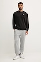 Βαμβακερή μπλούζα Puma 629650 μαύρο AW25