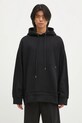 Helmut Lang bluza Mega Zip Hoodie.Cmbd bawełna czarny O09HM502