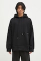 Helmut Lang bluza Mega Zip Hoodie.Cmbd bawełna czarny O09HM502