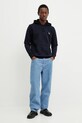 Bavlnená mikina PS Paul Smith M2R.284S.KZEBRA tmavomodrá SS25