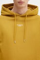 Бавовняна кофта Drôle de Monsieur Le Hoodie Slogan Classique зелений G.HO161.CO127.MS