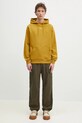 Бавовняна кофта Drôle de Monsieur Le Hoodie Slogan Classique G.HO161.CO127.MS зелений