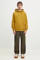 Бавовняна кофта Drôle de Monsieur Le Hoodie Slogan Classique G.HO161.CO127.MS зелений