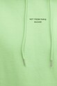 Drôle de Monsieur felpa in cotone Le Hoodie Slogan Classique verde G.HO161.CO127.LGN