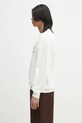 Drôle de Monsieur hanorac de bumbac Le Sweatshirt Pique Tennis G.SW164.CO162.OW alb SS25