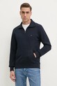Tommy Hilfiger hanorac de bumbac uni bleumarin MW0MW37238