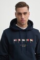 Tommy Hilfiger felpa in cotone blu navy MW0MW38666
